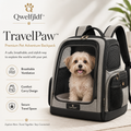Qwelfjldf™ TravelPaw™ Premium Pet Adventure Backpack