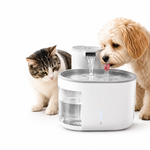 Qwelfjldf™ AquaFlow™ Smart Automatic Pet Water Fountain