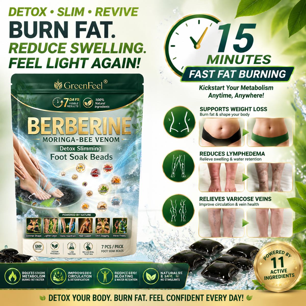 ☘️𝑮𝒓𝒆𝒆𝒏𝑭𝒆𝒆𝒍® 𝑩𝒆𝒓𝒃𝒆𝒓𝒊𝒏𝒆 𝑴𝒐𝒓𝒊𝒏𝒈𝒂- 𝑩𝒆𝒆 𝑽𝒆𝒏𝒐𝒎 𝑫𝒆𝒕𝒐𝒙 𝑺𝒍𝒊𝒎𝒎𝒊𝒏𝒈 𝑭𝒐𝒐𝒕 𝑺𝒐𝒂𝒌 𝑩𝒆𝒂𝒅 𝑺𝒖𝒑𝒑𝒐𝒓𝒕𝒔 𝑾𝒆𝒊𝒈𝒉𝒕 𝑴𝒂𝒏𝒂𝒈𝒆𝒎𝒆𝒏𝒕, 𝑳𝒚𝒎𝒑𝒉𝒂𝒕𝒊𝒄 𝑫𝒓𝒂𝒊𝒏𝒂𝒈𝒆, 𝑯𝒆𝒂𝒍𝒕𝒉𝒚 𝑪𝒊𝒓𝒄𝒖𝒍𝒂𝒕𝒊𝒐𝒏, 𝑭𝒆𝒎𝒊𝒏𝒊𝒏𝒆 𝑾𝒆𝒍𝒍𝒏𝒆𝒔𝒔 & 𝑭𝒊𝒓𝒎𝒆𝒓-𝑳𝒐𝒐𝒌𝒊𝒏𝒈 𝑺𝒌𝒊𝒏🔥